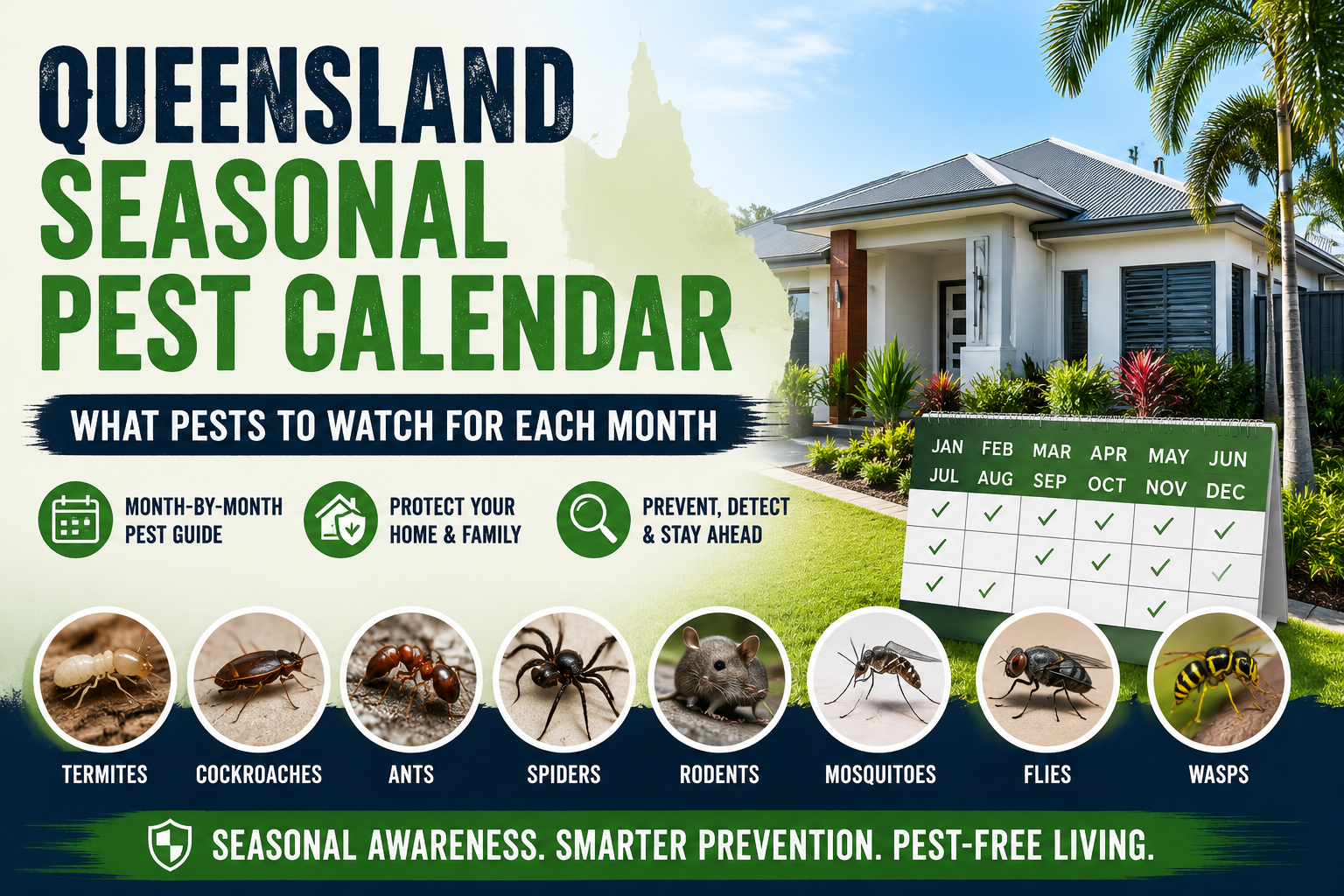 Pest Rabbit Calendar Queensland Seasonal Pest Calendar: What Pest… | NoTrace Pest Control
